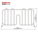 エレクター ベーシックシリーズ ディバイダー 350mm用ブラック （2枚入） BDD14B