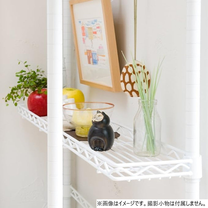 エレクター ベーシックシリーズ ハーフシェルフ 750mm用 ホワイト B730W