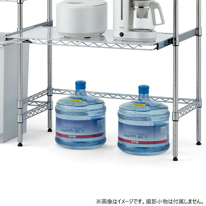 エレクター ベーシックシリーズ 3方クロスバー W750xD450mm クローム B1830TWC