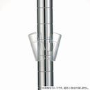 エレクター ベーシックシリーズ  カラー用スケルトンテーパー クリア B9985TC 4組入