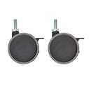 エレクター ベーシックシリーズ 双輪キャスター ストッパー付75mm ブラック BDRS75EBKG 2個入