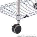 エレクター ベーシックシリーズ 双輪キャスター ストッパー付75mm ブラック BDRS75EBKG 2個入