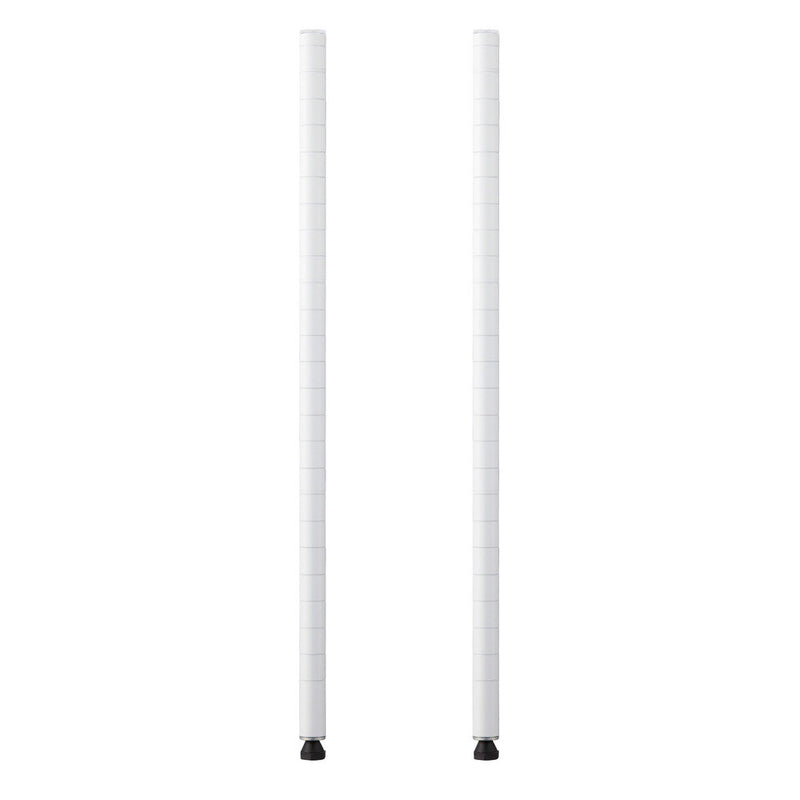 エレクター ベーシックシリーズ ポール 800mm ホワイト B32PW2 2本入