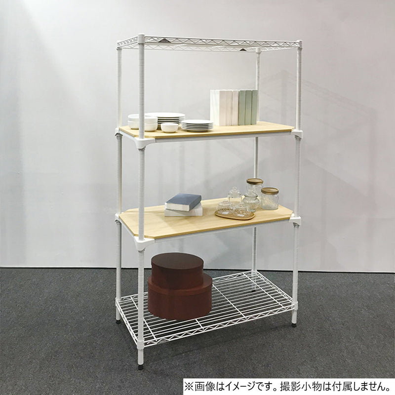 エレクター ベーシックシリーズ ポール 1000mm ホワイト B40PW2 2本入