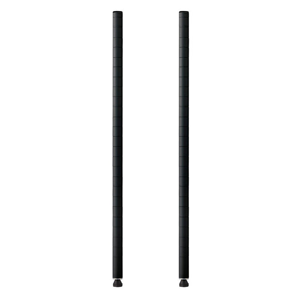 エレクター ベーシックシリーズ ポール 1200mm ブラック B48PB2 2本入