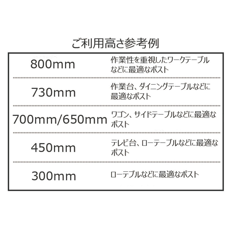 エレクター ベーシックシリーズ ポール 1600mm ブラック B63PB2 2本入