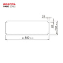 エレクター ベーシックシリーズ アクリル板 W900xD300mm用 クリア B1236AB1