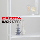 エレクター ベーシックシリーズウッドシェルフ W600xD450mm ホワイトウッド ホワイトフレーム 棚用 B1824MWHW1