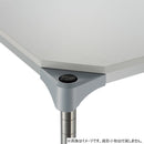 エレクター ベーシックシリーズウッドシェルフ W600xD450mm ホワイトウッド シルバーフレーム 棚用 B1824MWHS1