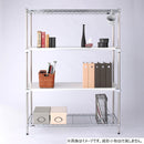 エレクター ベーシックシリーズウッドシェルフ W600xD450mm ホワイトウッド シルバーフレーム 棚用 B1824MWHS1