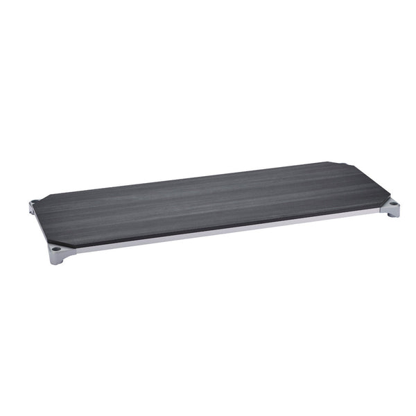 エレクター ベーシックシリーズウッドシェルフ W600xD450mm ブラックウッド シルバーフレーム 棚用 B1824MBS1
