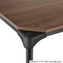 エレクター ベーシックシリーズウッドシェルフ W600xD450mm ウォールナットウッド ブラックフレーム 棚用 B1824MWB1