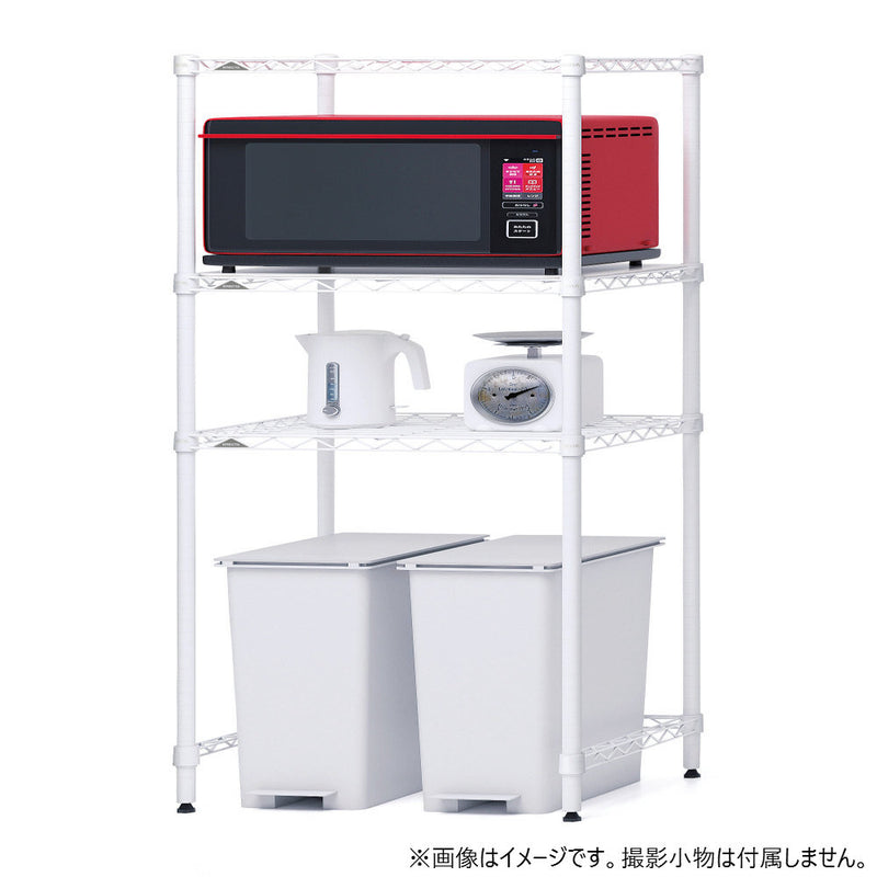 エレクター ベーシックシリーズ ワイヤーシェルフ W450xD350mm ホワイト B1418W1