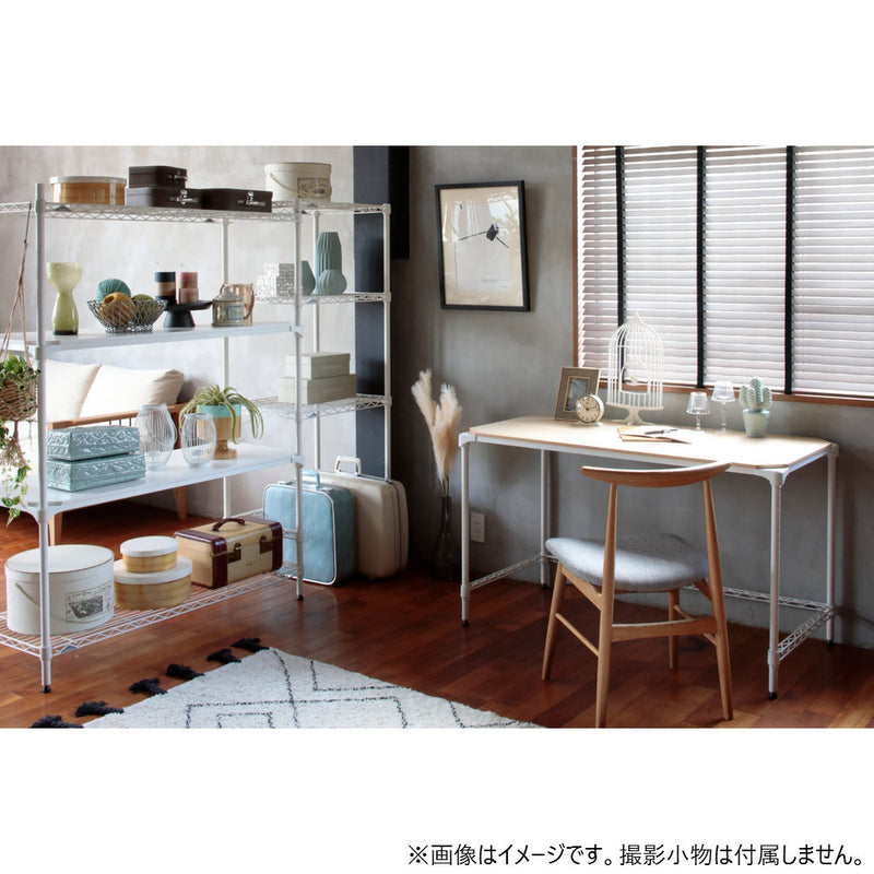 エレクター ベーシックシリーズ ワイヤーシェルフ W900xD350mm ホワイト B1436W1