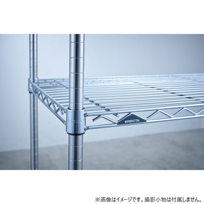 エレクター ベーシックシリーズ ワイヤーシェルフ W750xD300mm クローム B1230C1