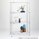 エレクター ベーシックシリーズ ワイヤーシェルフ W600xD350mm クローム B1424C1