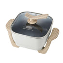 Toffy コンパクトマルチ電気鍋 K-HP3-AW　メーカー直送 ▼返品・キャンセル不可【他商品との同時購入不可】