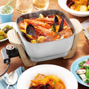 Toffy コンパクトマルチ電気鍋 K-HP3-AW　メーカー直送 ▼返品・キャンセル不可【他商品との同時購入不可】