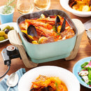 Toffy コンパクトマルチ電気鍋 K-HP3-PA　メーカー直送 ▼返品・キャンセル不可【他商品との同時購入不可】