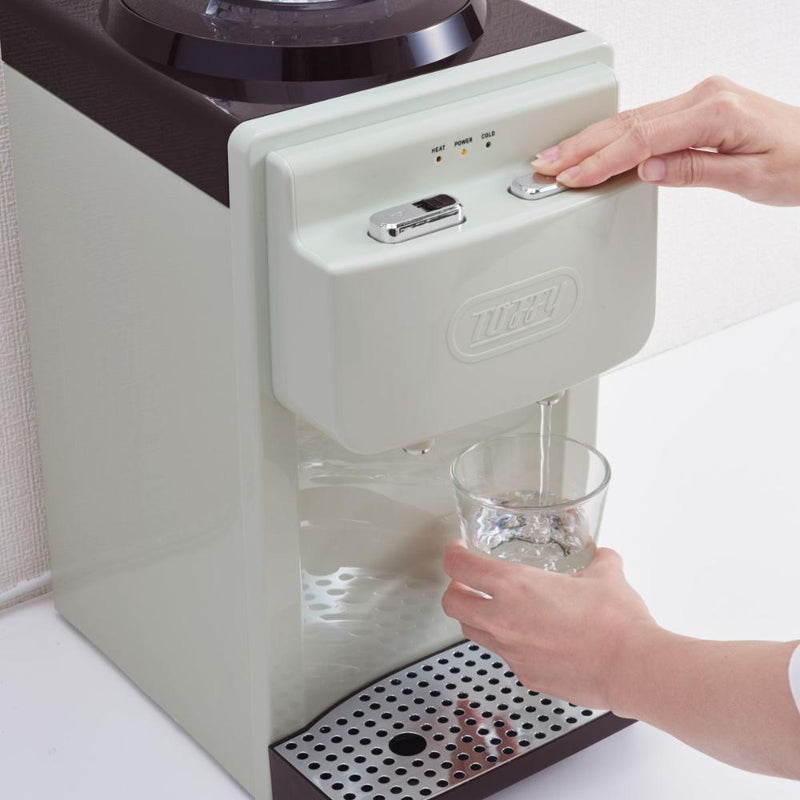 Toffy ウォーターサーバー【卓上型温冷両用タイプ】 K-WS2-AW　メーカー直送 ▼返品・キャンセル不可【他商品との同時購入不可】