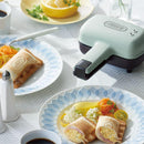 Toffy ハーフホットサンドメーカー K-HS3-PA　メーカー直送 ▼返品・キャンセル不可【他商品との同時購入不可】