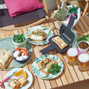 Toffy ハーフホットサンドメーカー K-HS3-PA　メーカー直送 ▼返品・キャンセル不可【他商品との同時購入不可】