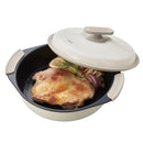 Toffy 電子レンジ用グリル鍋 K-MW4-PW　メーカー直送 ▼返品・キャンセル不可【他商品との同時購入不可】