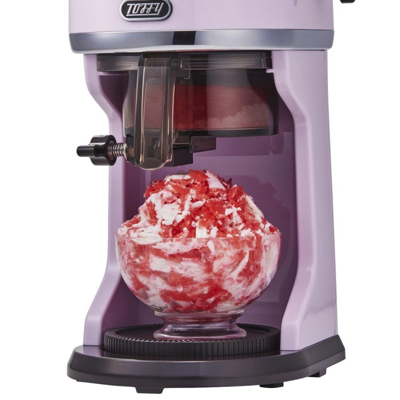 Toffy コンパクト電動ふわふわかき氷器 K-IS14-LVM　メーカー直送 ▼返品・キャンセル不可【他商品との同時購入不可】