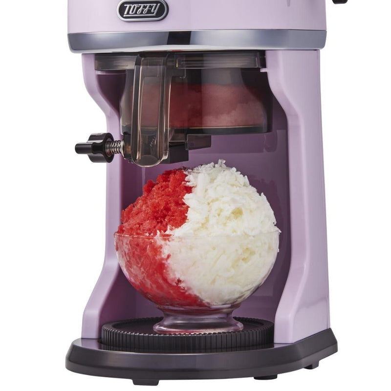Toffy コンパクト電動ふわふわかき氷器 K-IS14-LVM　メーカー直送 ▼返品・キャンセル不可【他商品との同時購入不可】
