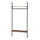 突っ張りハンガーラック KTR-3152BR メーカー直送 ▼返品・キャンセル不可【他商品との同時購入不可】