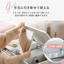 コスメテーブル RD-1126GY メーカー直送 ▼返品・キャンセル不可【他商品との同時購入不可】