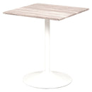 カフェテーブル（角型） LT-4919WH メーカー直送 ▼返品・キャンセル不可【他商品との同時購入不可】