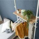 突っ張りハンガーラック KTR-3151SW メーカー直送 ▼返品・キャンセル不可【他商品との同時購入不可】