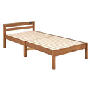 組立簡単 宮棚付きシングルベッド MB-5151SLBR メーカー直送 ▼返品・キャンセル不可【他商品との同時購入不可】