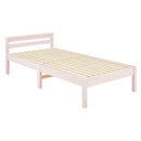 組立簡単 宮棚付きシングルベッド MB-5151SWS メーカー直送 ▼返品・キャンセル不可【他商品との同時購入不可】