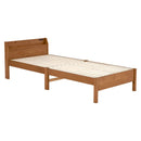 組立簡単 シングルベッド MB-5096S-LBR メーカー直送 ▼返品・キャンセル不可【他商品との同時購入不可】