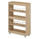 隙間収納ワゴン 幅20cm RCC-1534NA メーカー直送 ▼返品・キャンセル不可【他商品との同時購入不可】