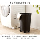 バスケットワゴン 52L RUD-2448DBR メーカー直送 ▼返品・キャンセル不可【他商品との同時購入不可】