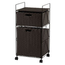 ランドリー 幅40cm RAN-2457DBR メーカー直送 ▼返品・キャンセル不可【他商品との同時購入不可】