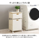 ランドリー 幅40cm RAN-2457DBR メーカー直送 ▼返品・キャンセル不可【他商品との同時購入不可】