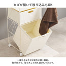 ランドリー 幅40cm RAN-2457DBR メーカー直送 ▼返品・キャンセル不可【他商品との同時購入不可】