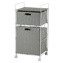 ランドリー 幅40cm RAN-2457GY メーカー直送 ▼返品・キャンセル不可【他商品との同時購入不可】