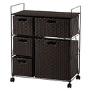 ランドリー 幅65cm RAN-2458DBR メーカー直送 ▼返品・キャンセル不可【他商品との同時購入不可】