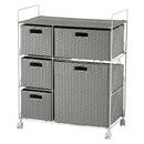 ランドリー 幅65cm RAN-2458GY メーカー直送 ▼返品・キャンセル不可【他商品との同時購入不可】