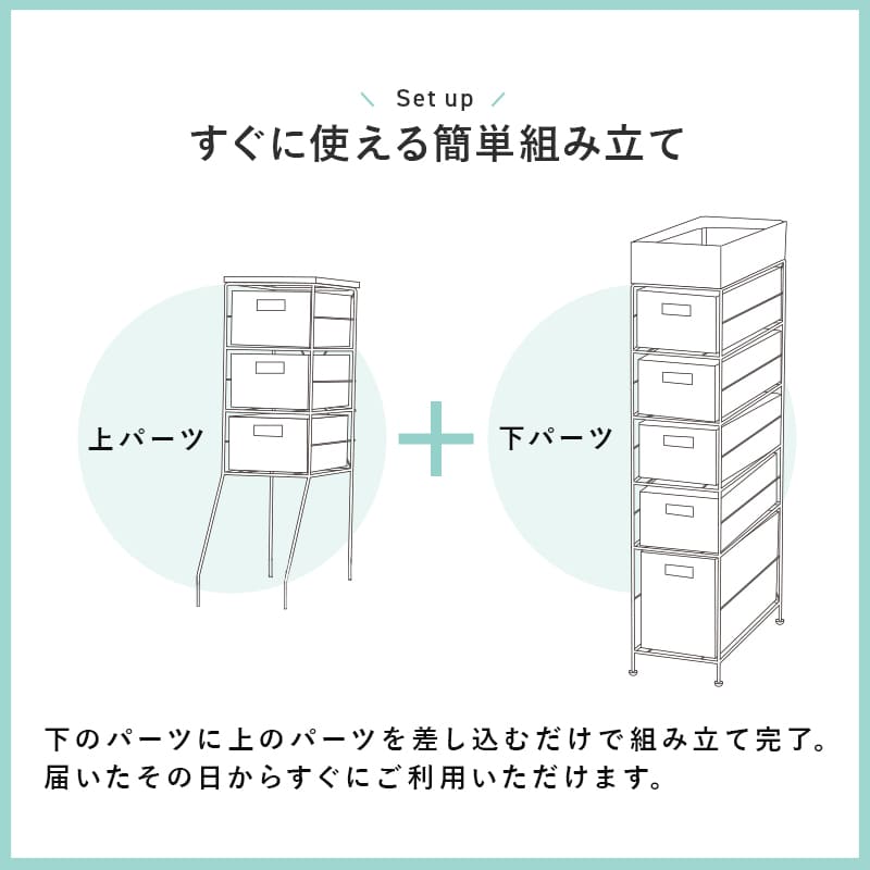 ランドリーチェスト 幅20cm RAN-2460WH メーカー直送 ▼返品・キャンセル不可【他商品との同時購入不可】