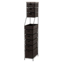 ランドリーチェスト 幅25cm RAN-2461DBR メーカー直送 ▼返品・キャンセル不可【他商品との同時購入不可】