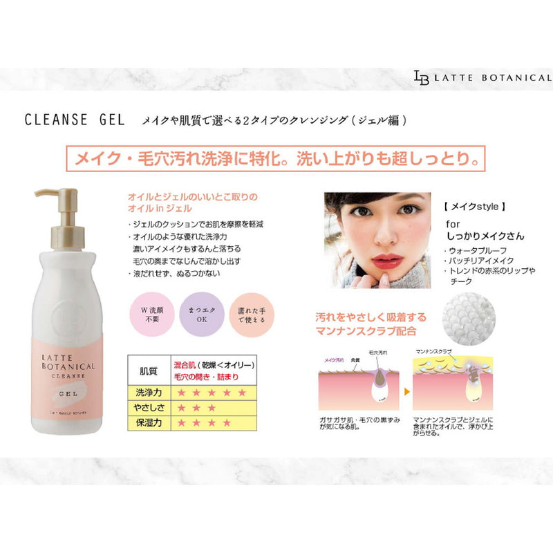 Cosmetex Roland Latte 植物清洁凝胶 S 180ml