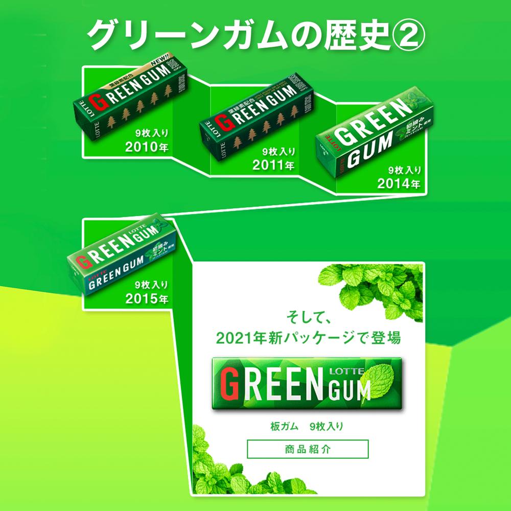 ◇ロッテ グリーンガム 9枚