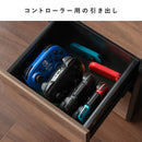 ゲーム機ワゴン レガボ GRK-008R ブラウン  組立必要 【直送品】 返品・キャンセル・他商品と同時購入は不可