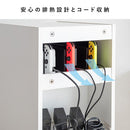 ゲーム機ワゴン レガボ GRK-008R ブラウン  組立必要 【直送品】 返品・キャンセル・他商品と同時購入は不可